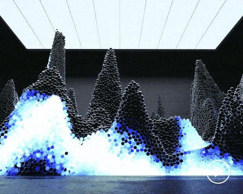 computers burst into billions of particles in maxim zhestkov's digital art film