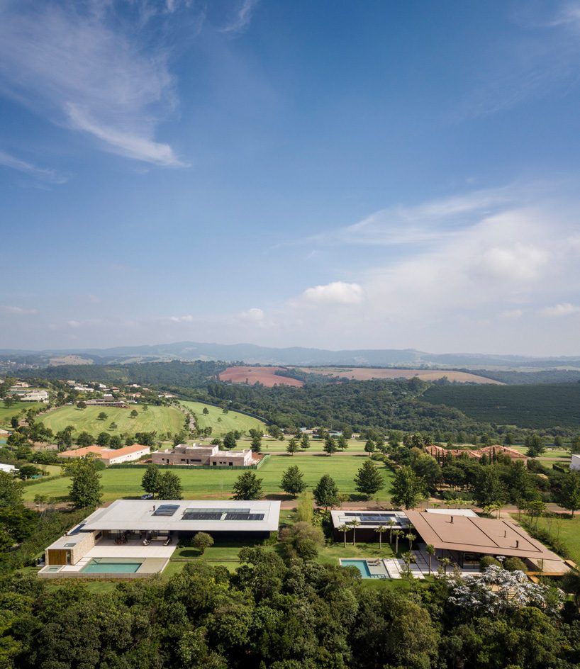  jacobsen arquitetura plans the FL house as slender transparent volume in brazil
