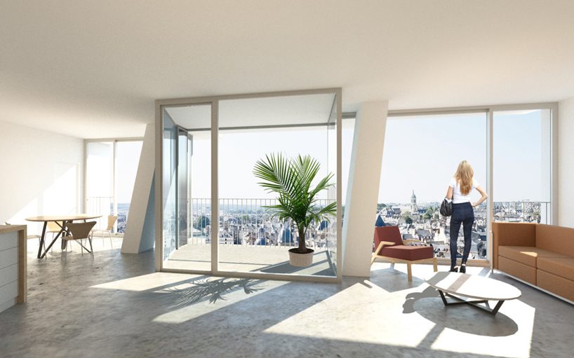 JDS architects' 'féval tower' wins competition for a new residential complex in france designboom