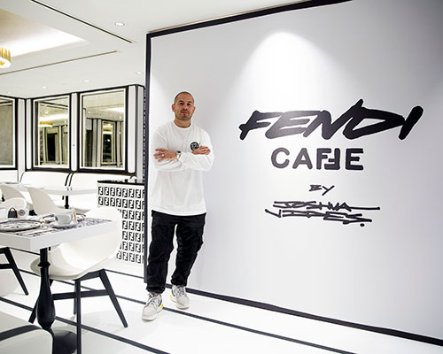 joshua vides transforms harrods' FENDI with his signature comic-like graphics