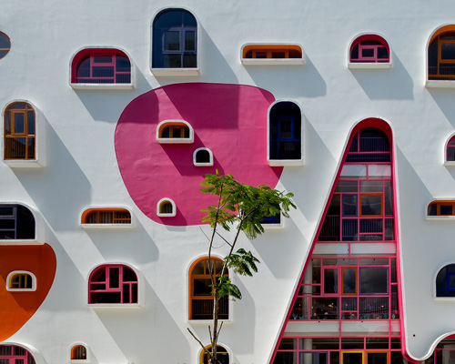 kientruc o introduces vibrant 'playhouse' kindergarten to ho chi minh city