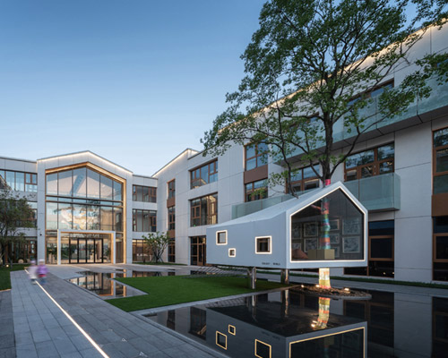 lacime designs nanjing galaxy kindergarten in china as a miniature world for children