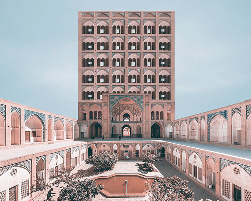 mohammad hassan forouzanfar rethinks iranian monuments as dreamy high-rises