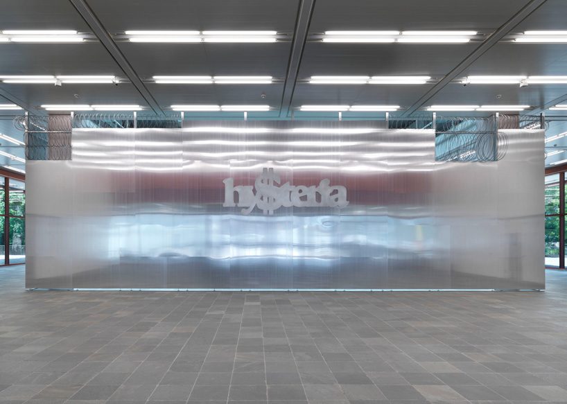 monica bonvicini stages 'I cannot hide my anger' exhibition around a massive cube you can't enter