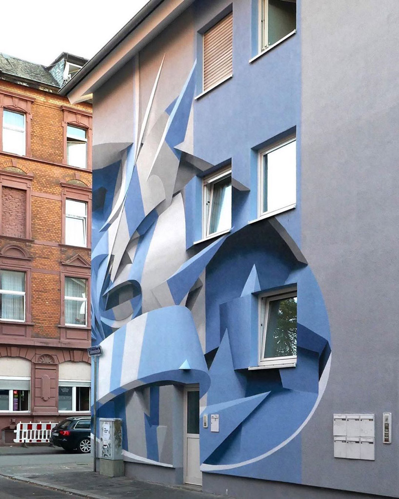 peeta paints large-scale optical illusion murals to transform buildings - 3