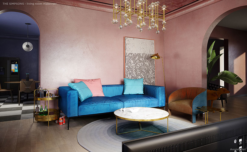 simpsons home makeover