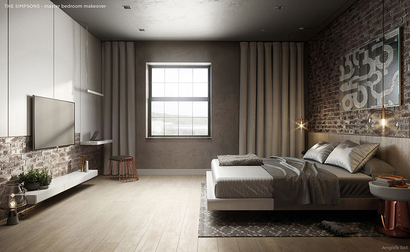 simpsons home makeover