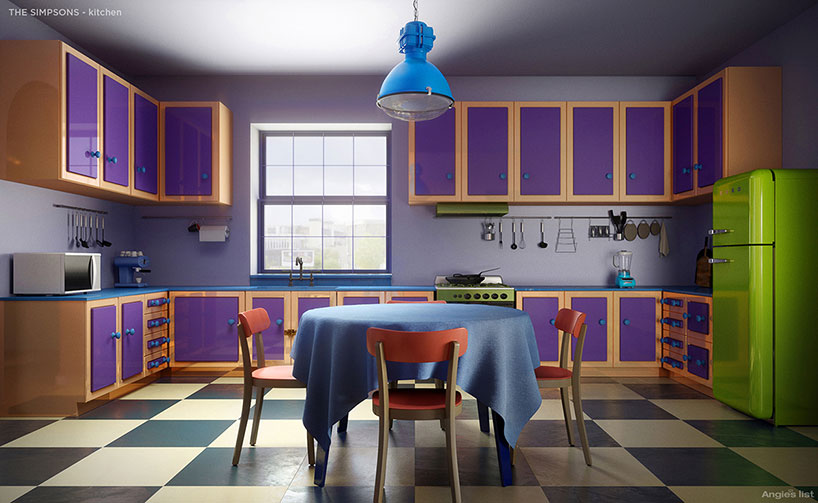 simpsons home makeover