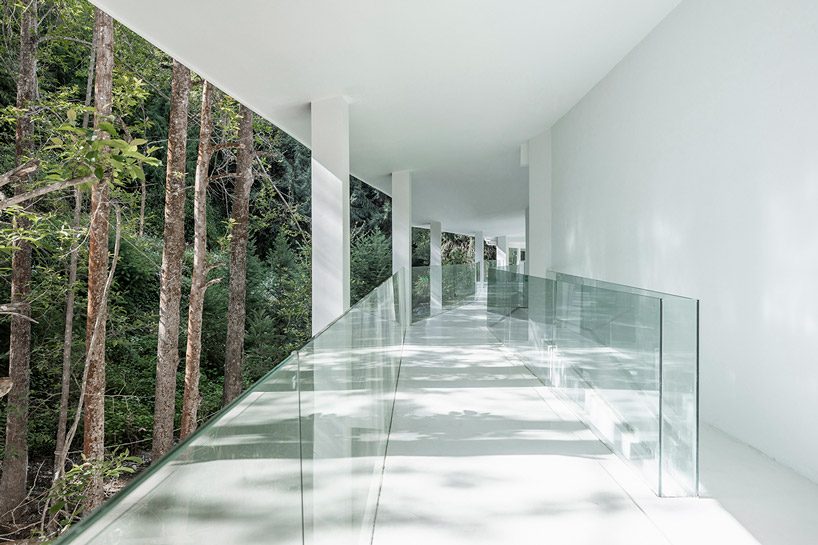 a zig-zagged entrance articulates STUDIO QI's annso hill hotel in china designboom