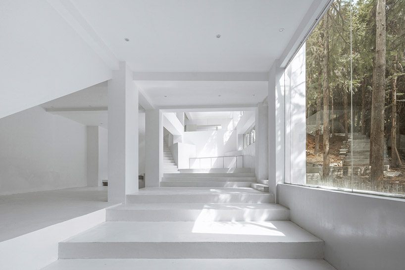 a zig-zagged entrance articulates STUDIO QI's annso hill hotel in china designboom