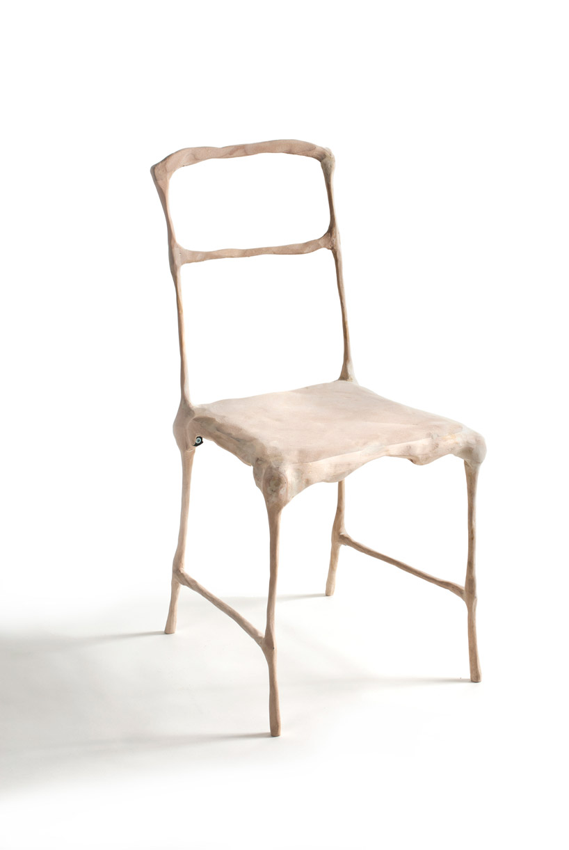 studio tjep. whittles down an IKEA chair to create the 'recession' collection designboom
