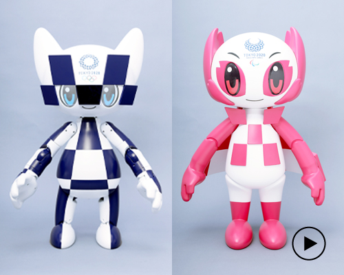 toyota reveals mascot robots and tiny autonomous car for tokyo 2020 olympic games 