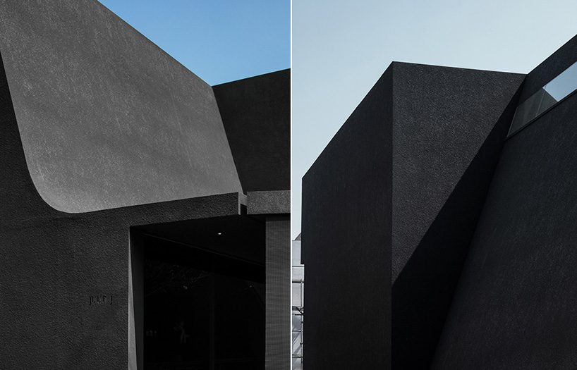 WGNB combines a black circle, quadrangle + triangle for the flagship store of juun.j in seoul