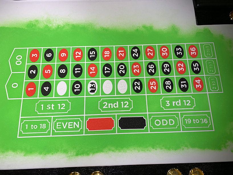 xu zhen employs tibetan mandala tradition to create gambling tables at art basel 2019 designboom