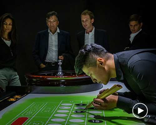 xu zhen's nirvana employs tibetan mandala tradition to create gambling tables at art basel 2019