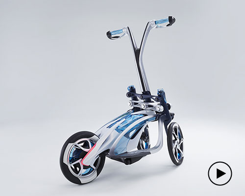 yamaha reveals latest edition of its three-wheeled electric scooter