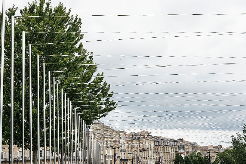 magnetic tape transforms bordeaux chapel into a tunnel of blurred boundaries - 8