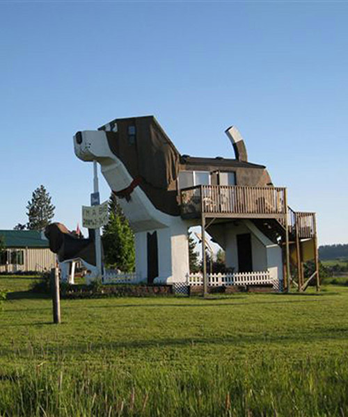 airbnb is offering a unique stay at a dogshaped hotel in idaho