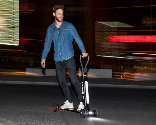 AUDI merges electric scooter with a skateboard to create e-tron