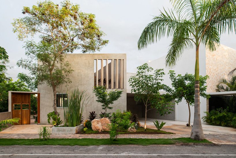 TACO sets concrete 'casa del lago' house by a lake in merida, mexico