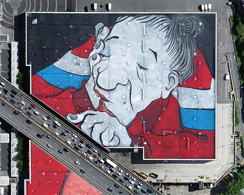 ella + pitr break their own record for world's largest mural in paris