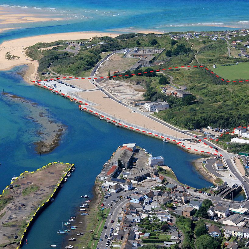 feilden clegg bradley granted permission to regenerate a historic harbour in cornwall, UK designboom