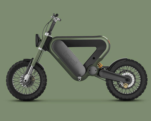 the triangular tryal electric motorcycle wins rizoma design challenge