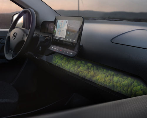 sono's 'self-charging’ electric car has dead moss in the dashboard to clean the air