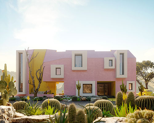 moscow-based architects design the sonora house with bold folds and clean seams