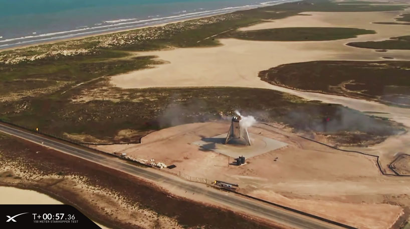 spaceX’s starhopper rocket soars above texas before future to mars - 2