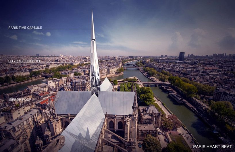 paris heartbeat by zeyu cai + sibei li wins the peoples notre dame design competition designboom