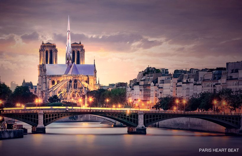 paris heartbeat by zeyu cai + sibei li wins the peoples notre dame design competition designboom