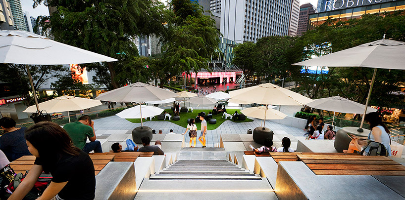 woha tops singapore's design orchard with a luscious green rooftop