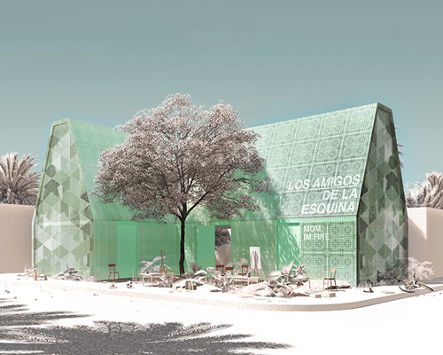 repurposed pallets form the winning design of tulum plastic school competition