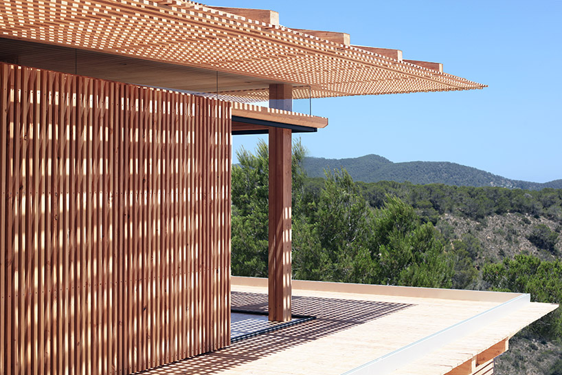 atelier lavit nestles private timber room in the bushes of ibiza's west coast