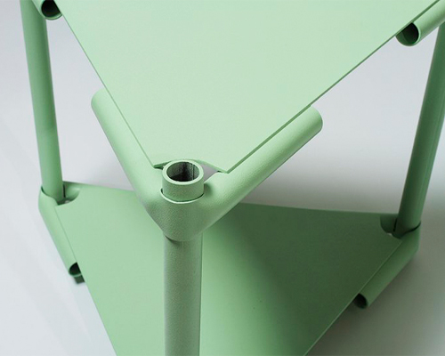 bamboo metal by kai ming yang combines ancient joinery with contemporary design