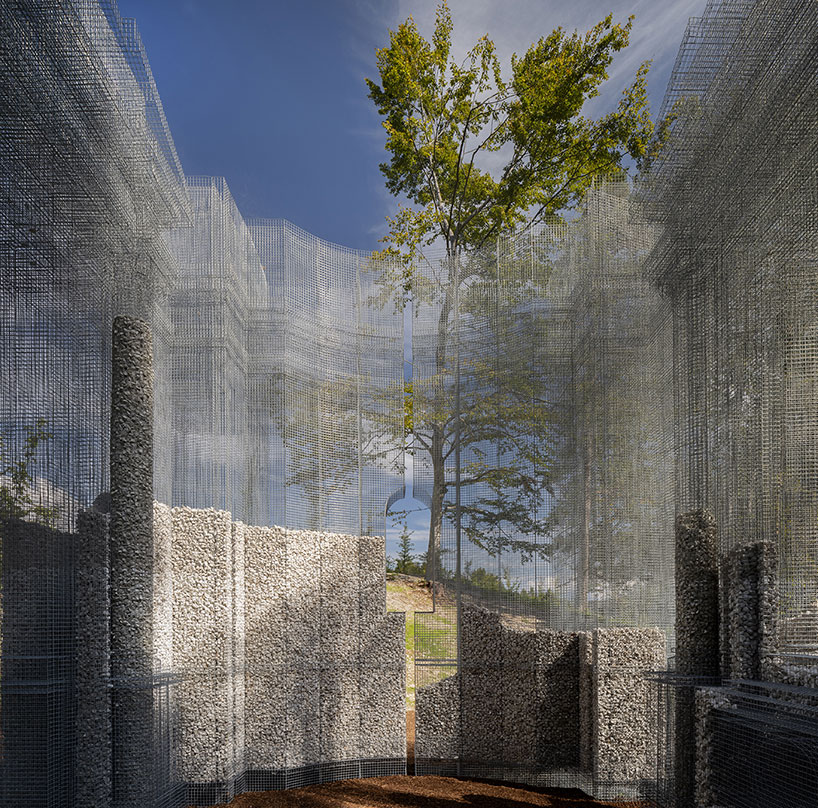 edoardo tresoldi simbiosi: rebuilding a ruin at arte sella