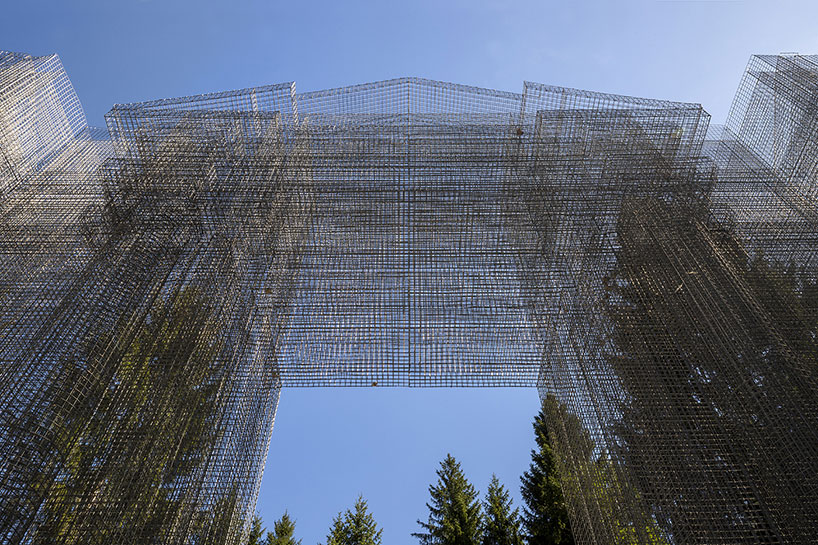 edoardo tresoldi simbiosi: rebuilding a ruin at arte sella