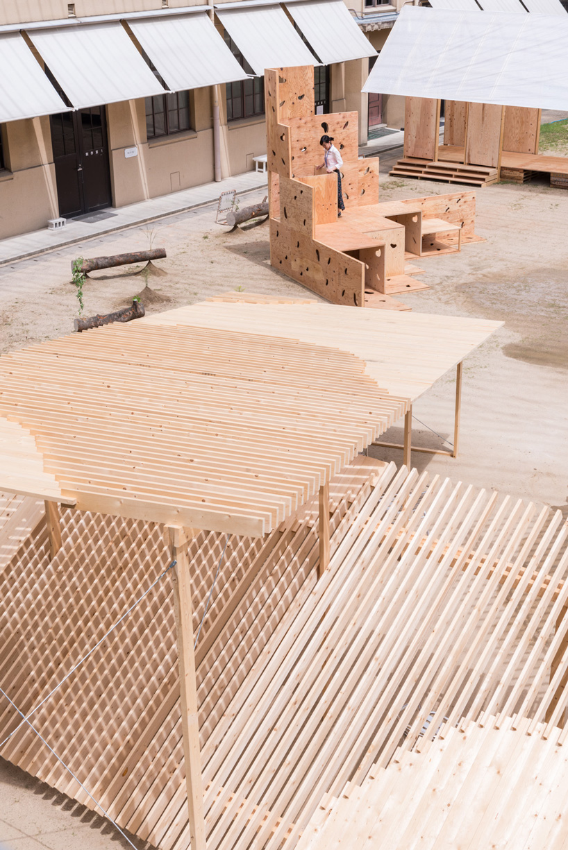 kagerou village of temporary pavilions questions forbidden matters in japanese public spaces