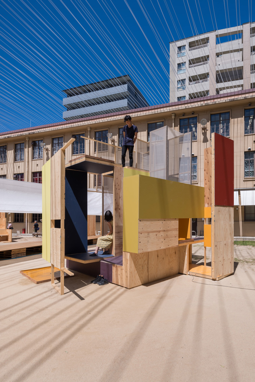 kagerou village of temporary pavilions questions forbidden matters in japanese public spaces