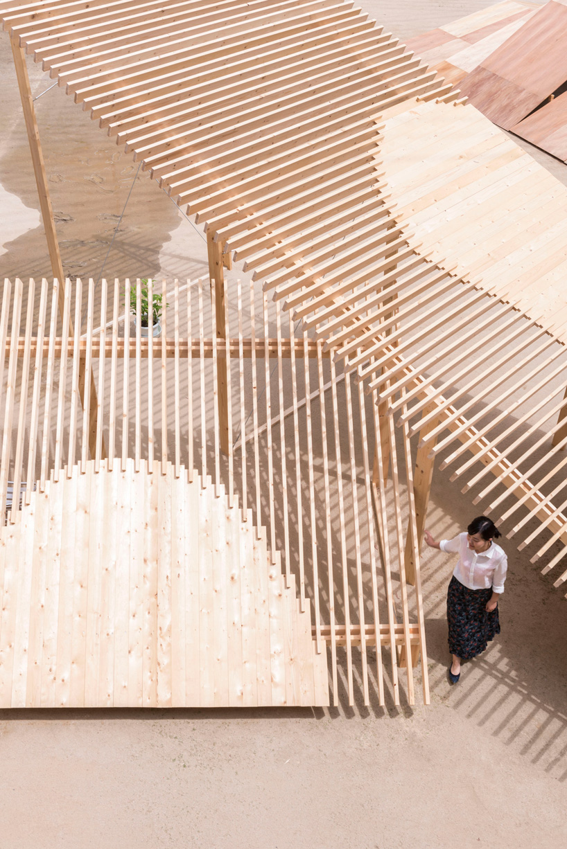 kagerou village of temporary pavilions questions forbidden matters in japanese public spaces