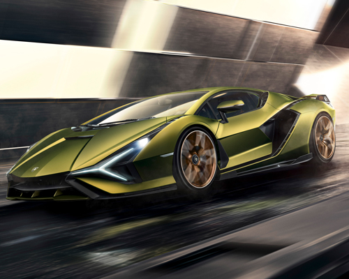 lamborghini sián debuts as brand's first hybrid production car