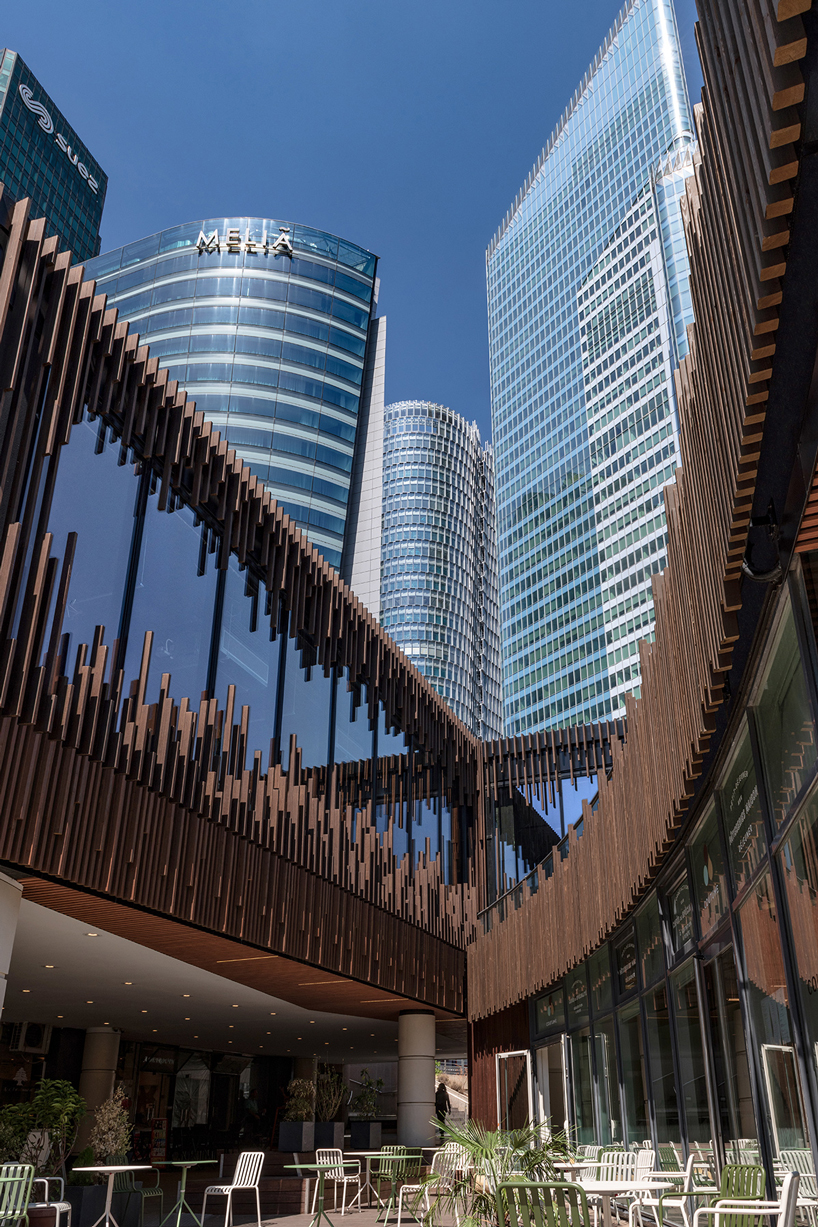 malka architecture uses recycled bamboo to clad oxygen multi-purpose complex in paris designboom