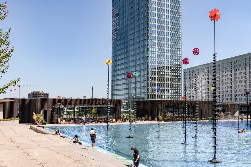 malka architecture uses recycled bamboo to clad oxygen multi-purpose complex in paris designboom