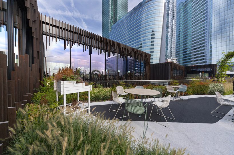 malka architecture uses recycled bamboo to clad oxygen multi-purpose complex in paris designboom