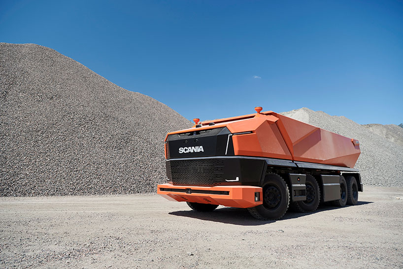 scania AXL, a fully autonomous concept truck, without a cabin