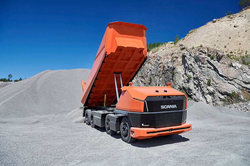 scania AXL, a fully autonomous concept truck, without a cabin