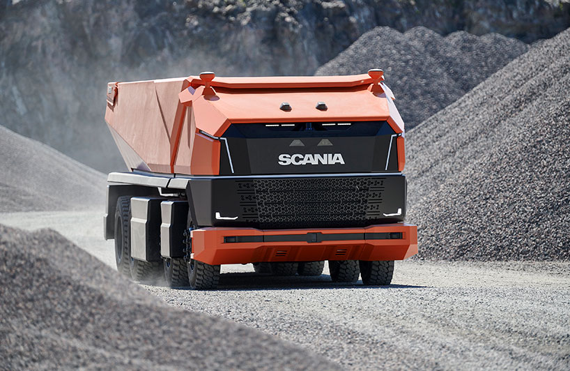 scania AXL, a fully autonomous concept truck, without a cabin