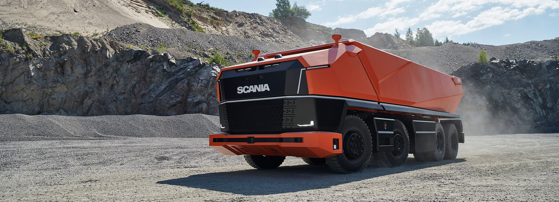 Scania Axl A Fully Autonomous Concept Truck Without A Cabin