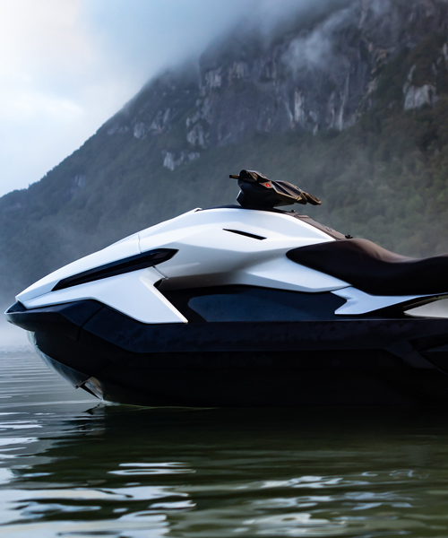 taiga motors unveils 'sculpted' electric jet ski with a twohour battery